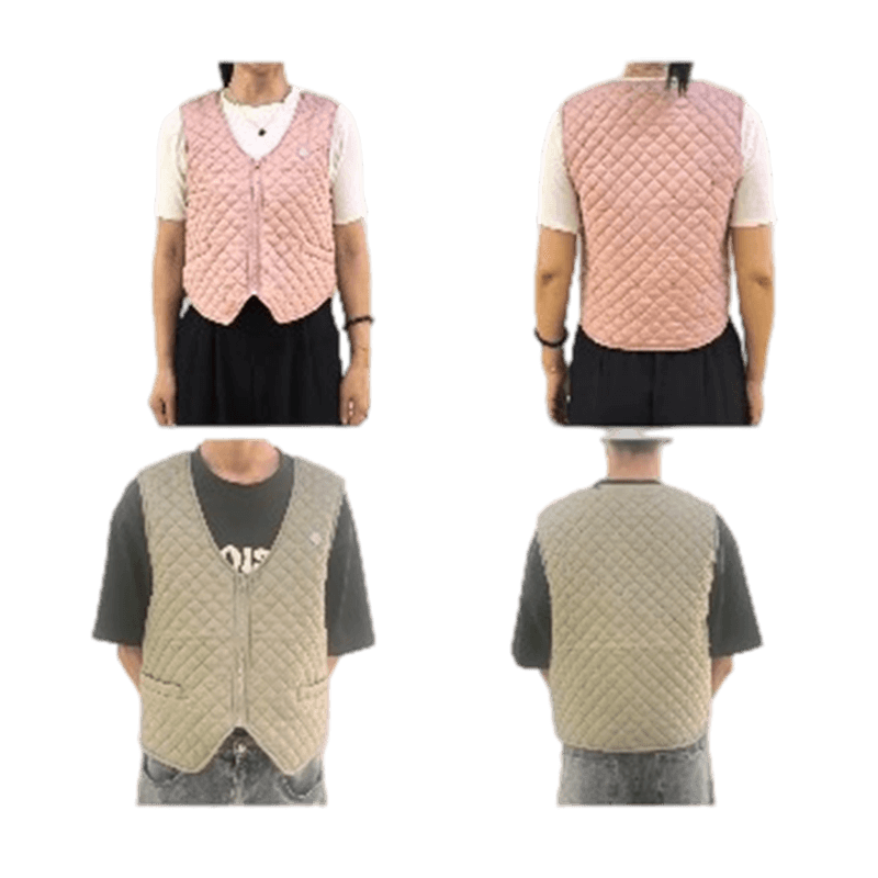 Gilet riscaldato lavabile riscaldato
